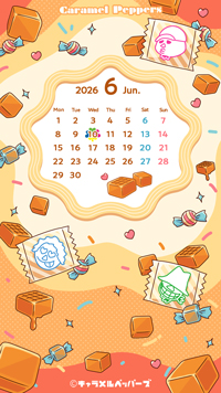 カレンダー2026年6月 